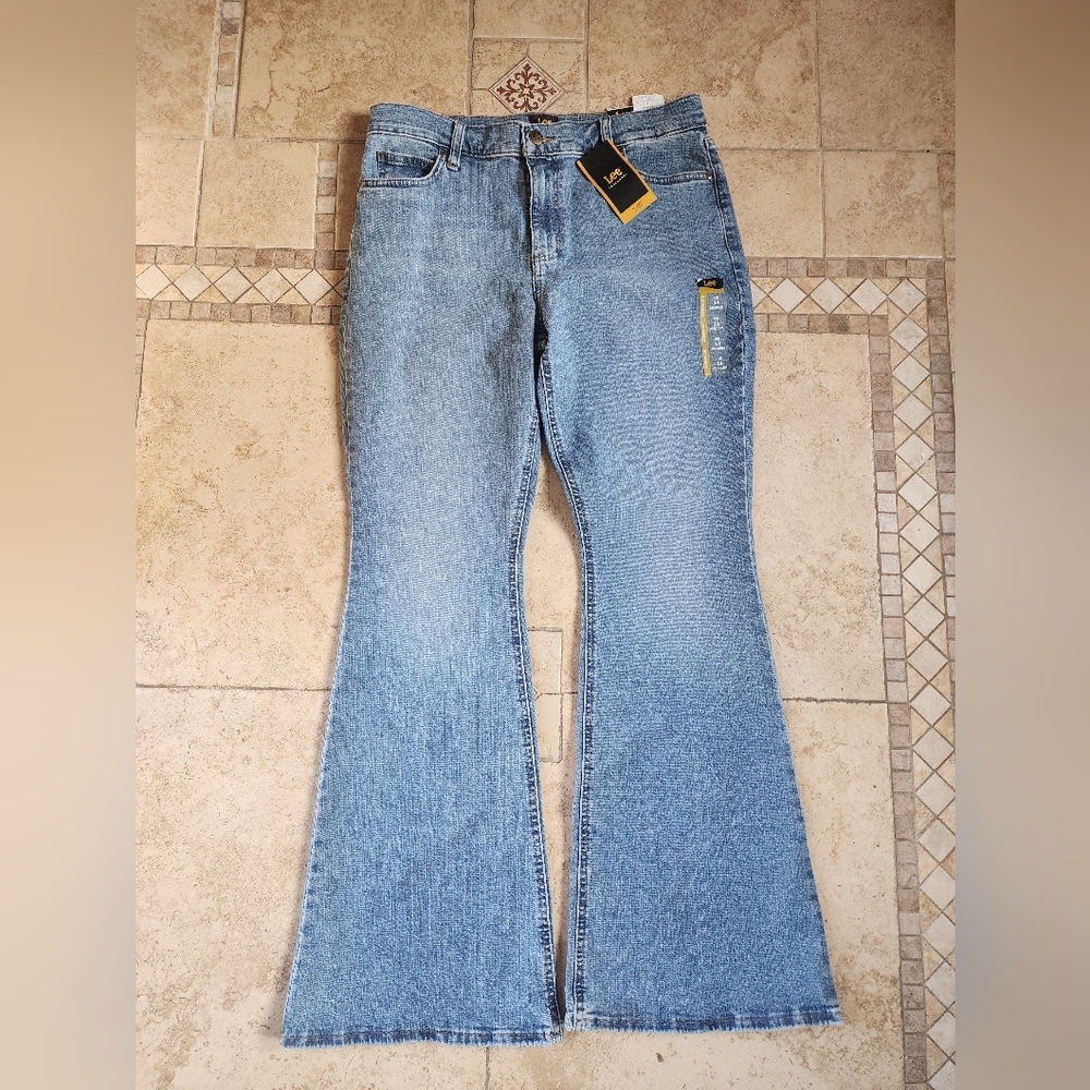 Lee Light Blue Flare Jeans